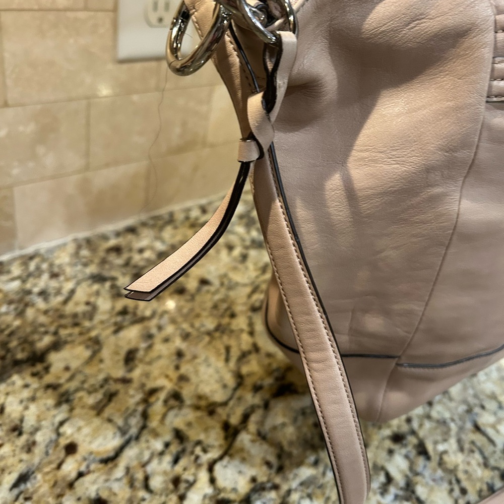 Coach Leather Shoulder Bag in Light Taupe - Picture 5 of 10